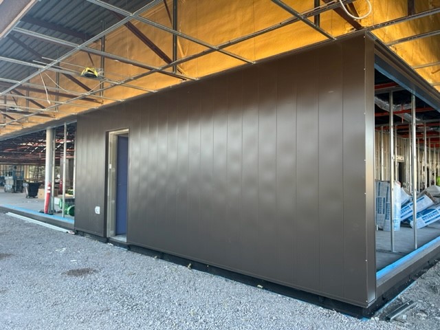 Metal Wall and Flashing